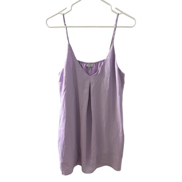 Tobi Light Purple Spaghetti Strap Sleeveless Tunic Blouse Size Large - Picture 1 of 9